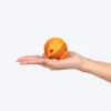 TLC Spiral Textured Ball Chew Toy For Dog - Orange