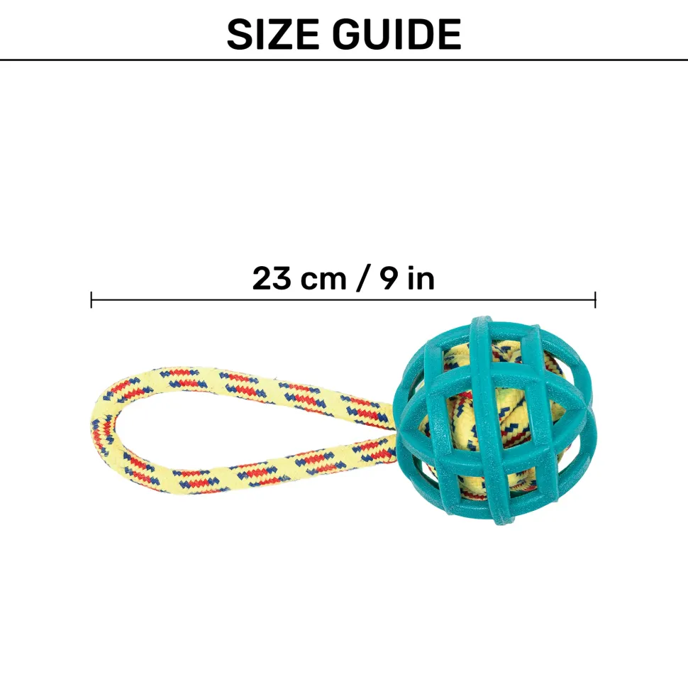 TLC Tug-A-Ball Toy For Dog - Green