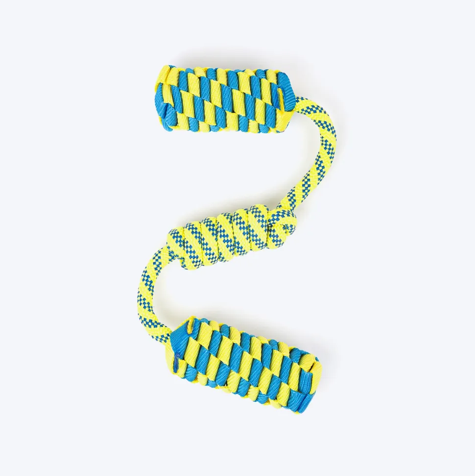 TLC Tug Loop Rope Toy For Dog - Blue & Yellow
