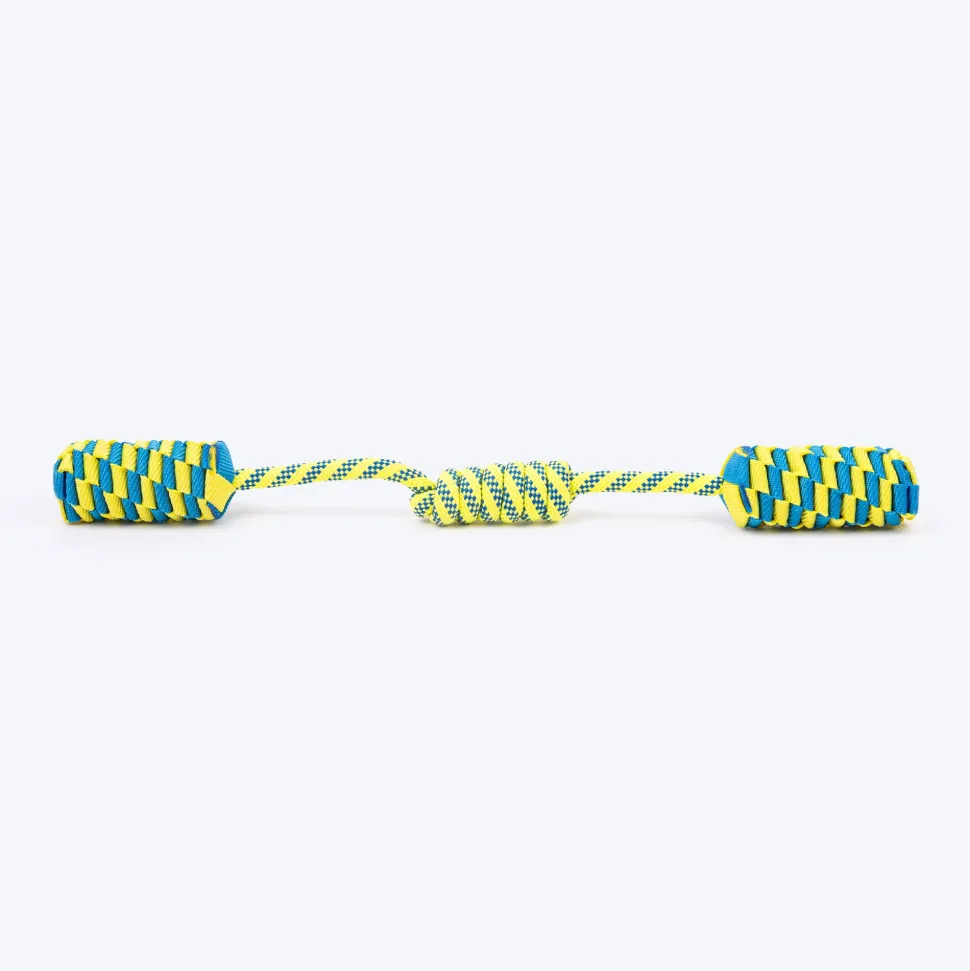 TLC Tug Loop Rope Toy For Dog - Blue & Yellow