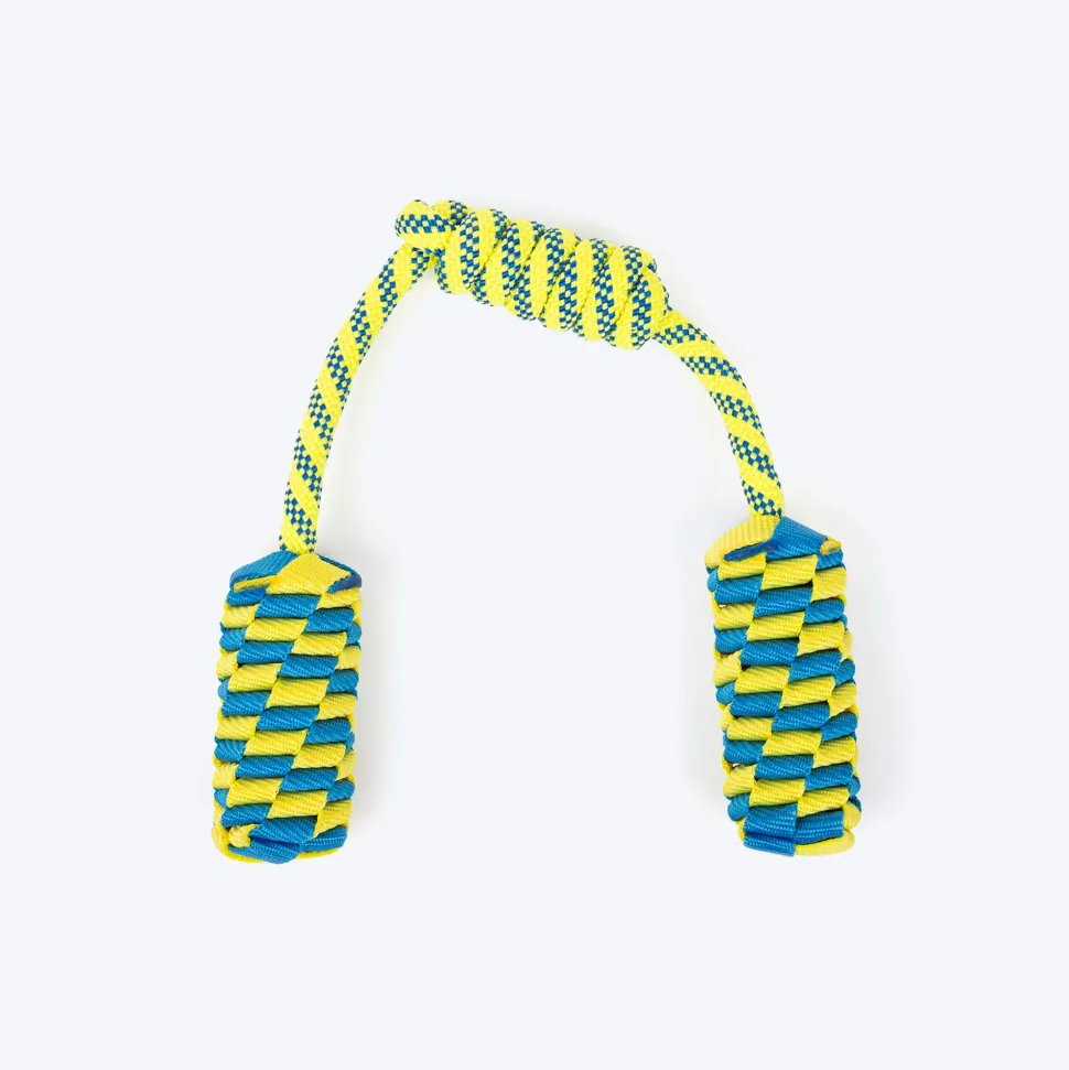 TLC Tug Loop Rope Toy For Dog - Blue & Yellow