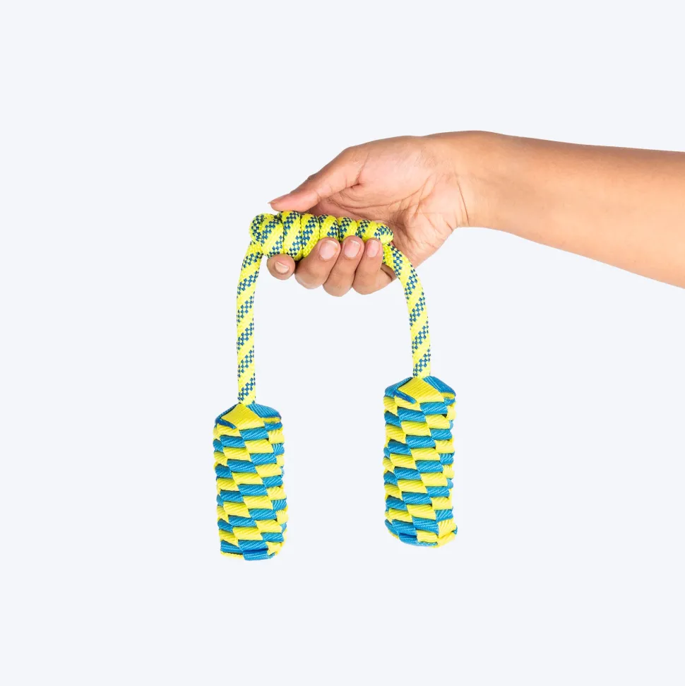 TLC Tug Loop Rope Toy For Dog - Blue & Yellow