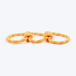 TLC Tug Trio Rope Toy For Dog - Yellow & Orange