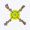 TLC Tyre With Rope Chew Toy For Dog - Green