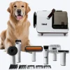 Trimz Pet Grooming Kit & Vacuum Suction For Dog & Cat - White