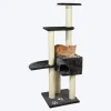 Trixie Alicante Tree Cat Scratching Post - Grey - 4.7 Feet