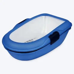 Trixie Berto Cat Litter Tray - 23 x 15 x 8 inch - Grey