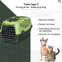 Trixie Capri 2 Dog & Cat Carrier - 21.6 X 14.5 X 13.3 inch - Holds up to 8 kg