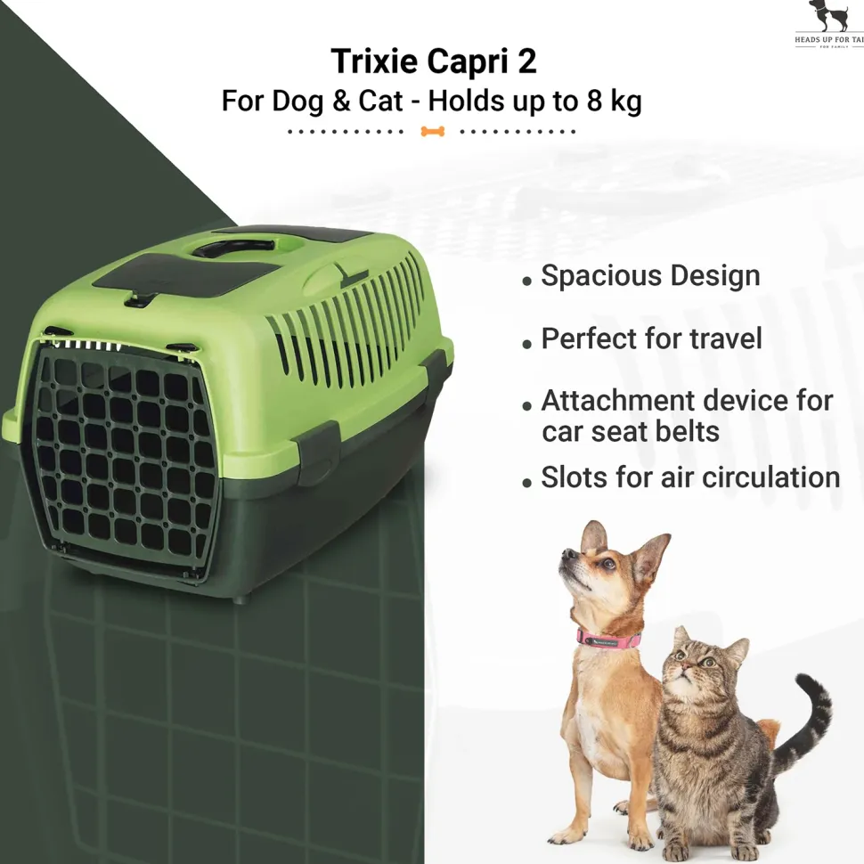 Trixie Capri 2 Dog & Cat Carrier - 21.6 X 14.5 X 13.3 inch - Holds up to 8 kg