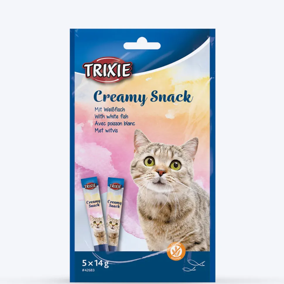 Trixie Creamy Snack White Fish Treat For Cat - 70 g