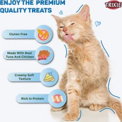 Trixie Creamy Snack White Fish Treat For Cat - 70 g