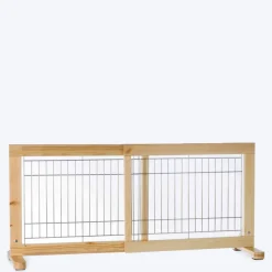 Trixie Dog Barrier Wood - 65-108 x 50 cm