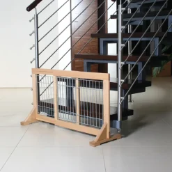 Trixie Dog Barrier Wood - 65-108 x 50 cm