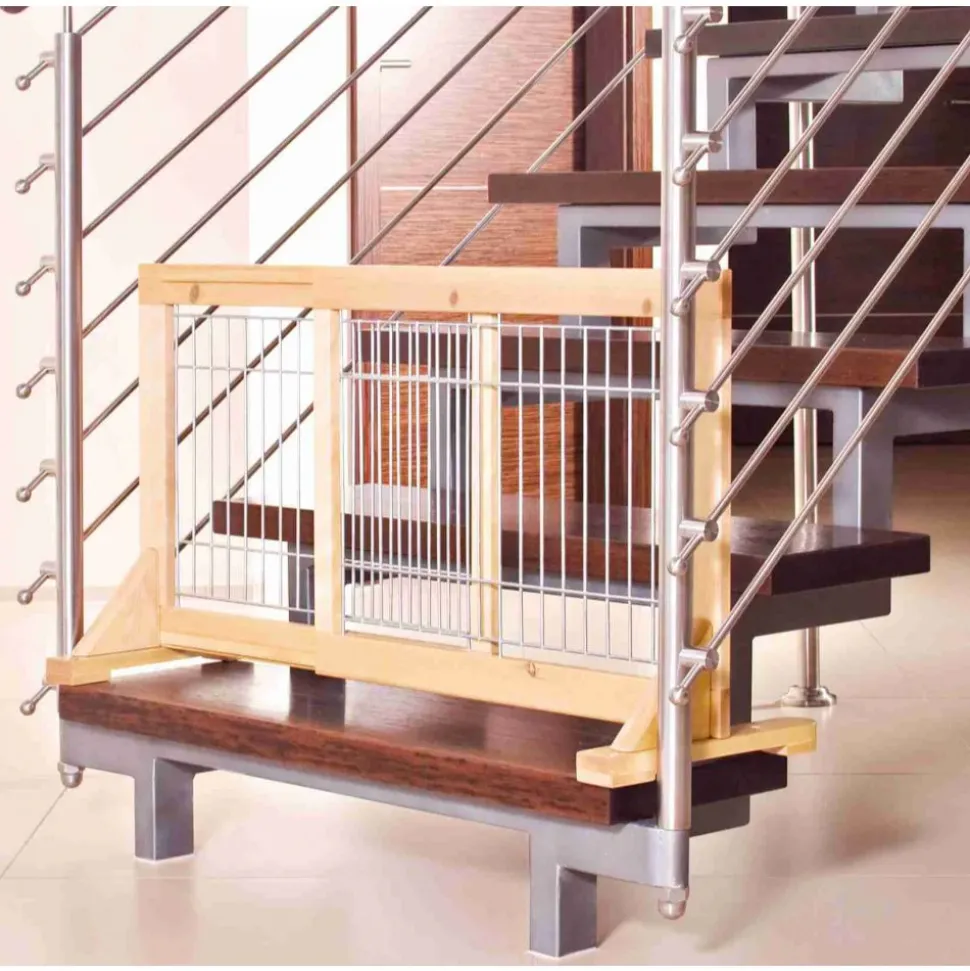 Trixie Dog Barrier Wood - 65-108 x 50 cm