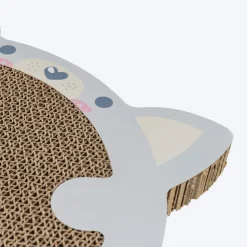 Trixie Hamster Junior Scratching Cardboard With Catnip Cat Scratcher - Light Grey