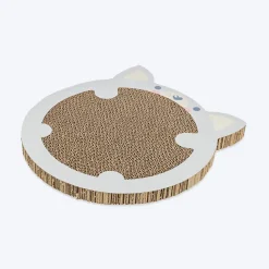 Trixie Hamster Junior Scratching Cardboard With Catnip Cat Scratcher - Light Grey