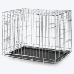 Trixie Home Transport Cage For Dogs & Cats - Wire Mesh with Two Doors