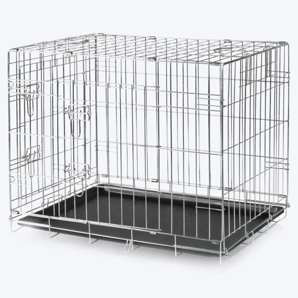 Trixie Home Transport Cage For Dogs & Cats - Wire Mesh with Two Doors