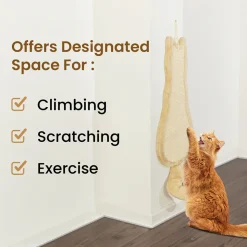 Trixie Scratching Board With Catnip Cat Scratcher - Beige