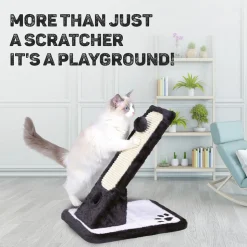 Trixie Scratching Cat Mat - Black & Cream