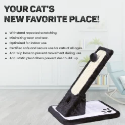 Trixie Scratching Cat Mat - Black & Cream