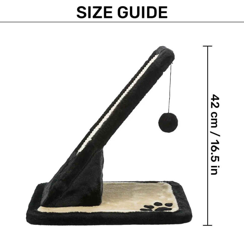 Trixie Scratching Cat Mat - Black & Cream