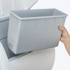 Trixie Self-Cleaning Litter Tray For Cat - White - 55.5 x 53 x 52 cm