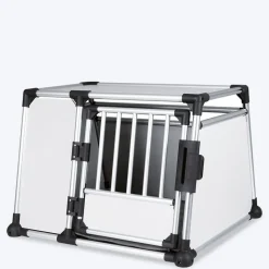 Trixie Silver Transport Box Aluminum For Dogs & Cats