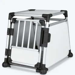 Trixie Silver Transport Box Aluminum For Dogs & Cats