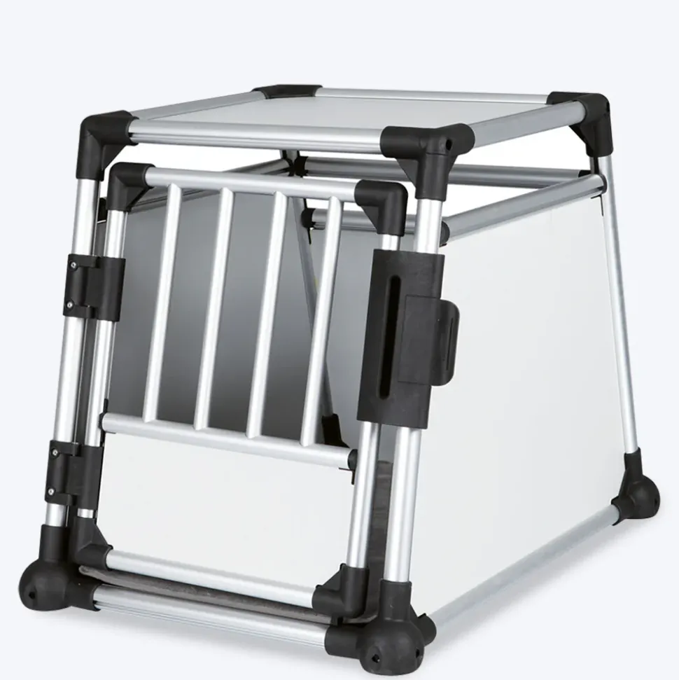 Trixie Silver Transport Box Aluminum For Dogs & Cats