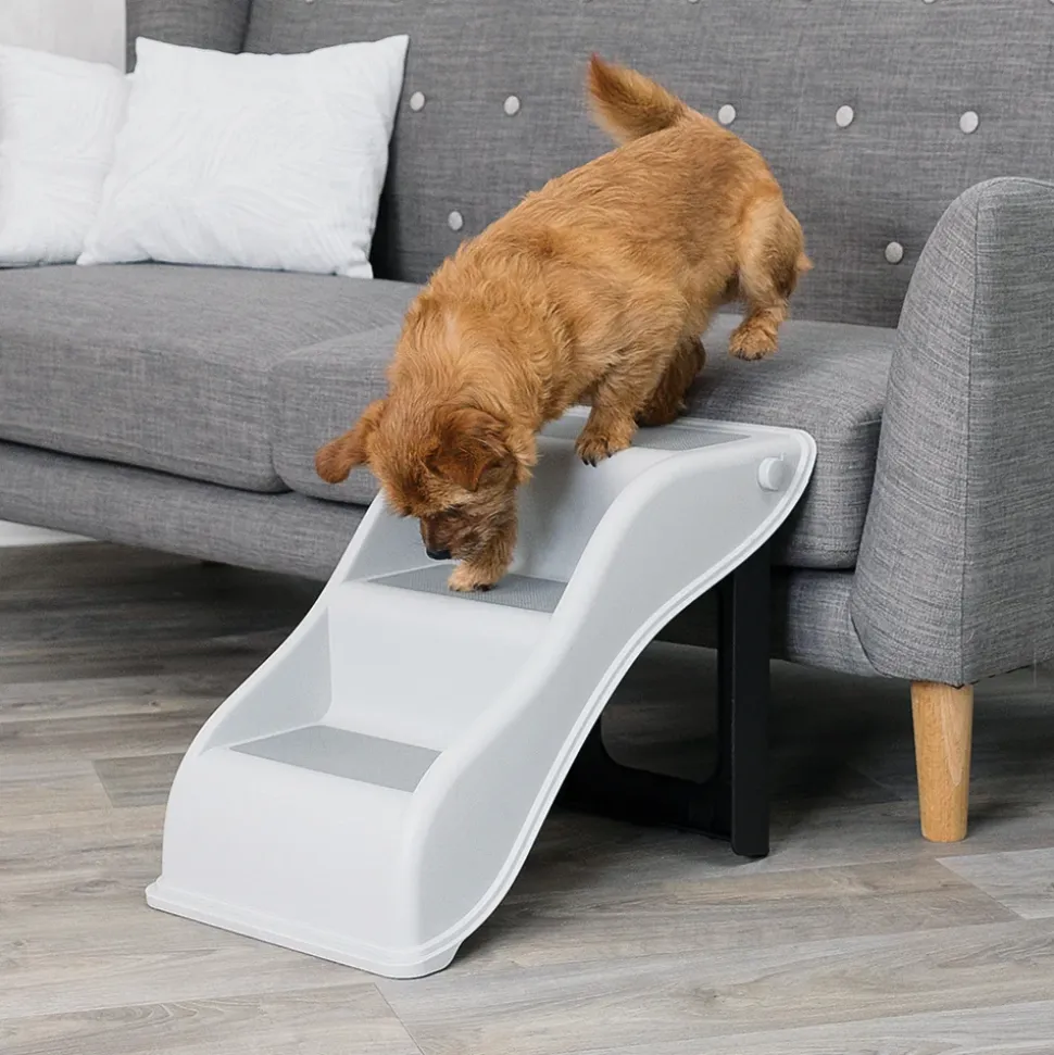 Trixie Steps Light Folding Portable Pet Steps - For Cats and Dogs-34x39x54 cm- Upto Hold 40 kg