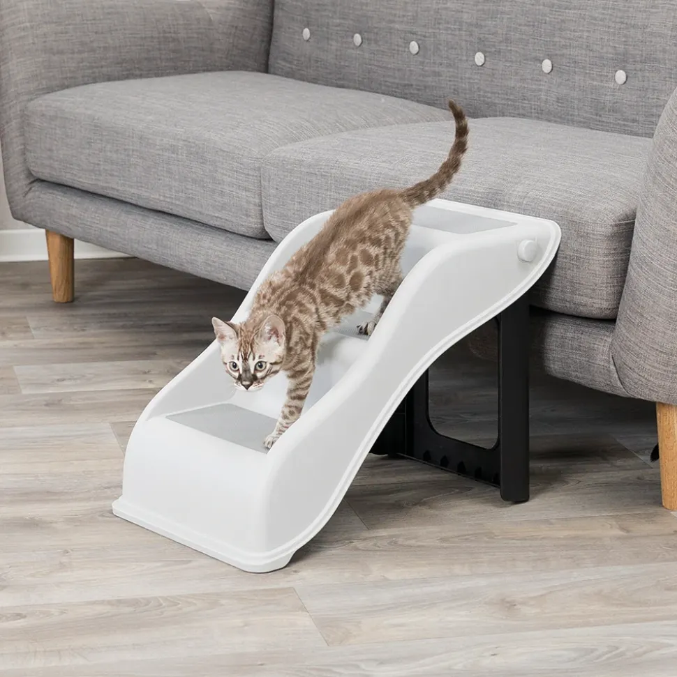 Trixie Steps Light Folding Portable Pet Steps - For Cats and Dogs-34x39x54 cm- Upto Hold 40 kg
