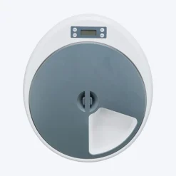 Trixie TX4+1 Automatic Food Dispenser For Dogs & Cats - White & Grey