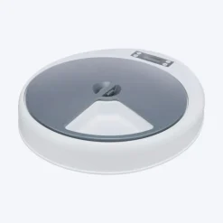 Trixie TX4+1 Automatic Food Dispenser For Dogs & Cats - White & Grey