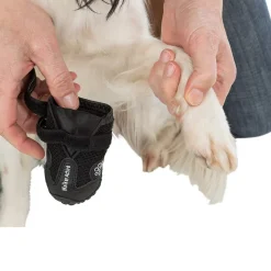 Trixie Walker Active Protective Boots For Dogs - Black - ( 2 Boots Covers 2 Paws Only)