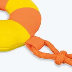 Trixie Aqua Duck On A Rope With Sound Plush Toy For Dogs - Yellow