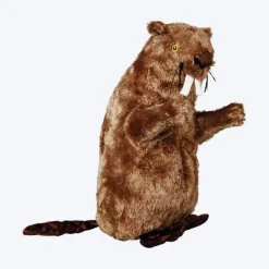 Trixie Beaver Animal Sound Plush Dog Toy - Brown - 27 cm