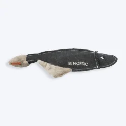 Trixie Be Nordic Hajo Flounder Plush Dog Toy - Black - 35 cm