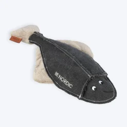 Trixie Be Nordic Hajo Flounder Plush Dog Toy - Black - 35 cm