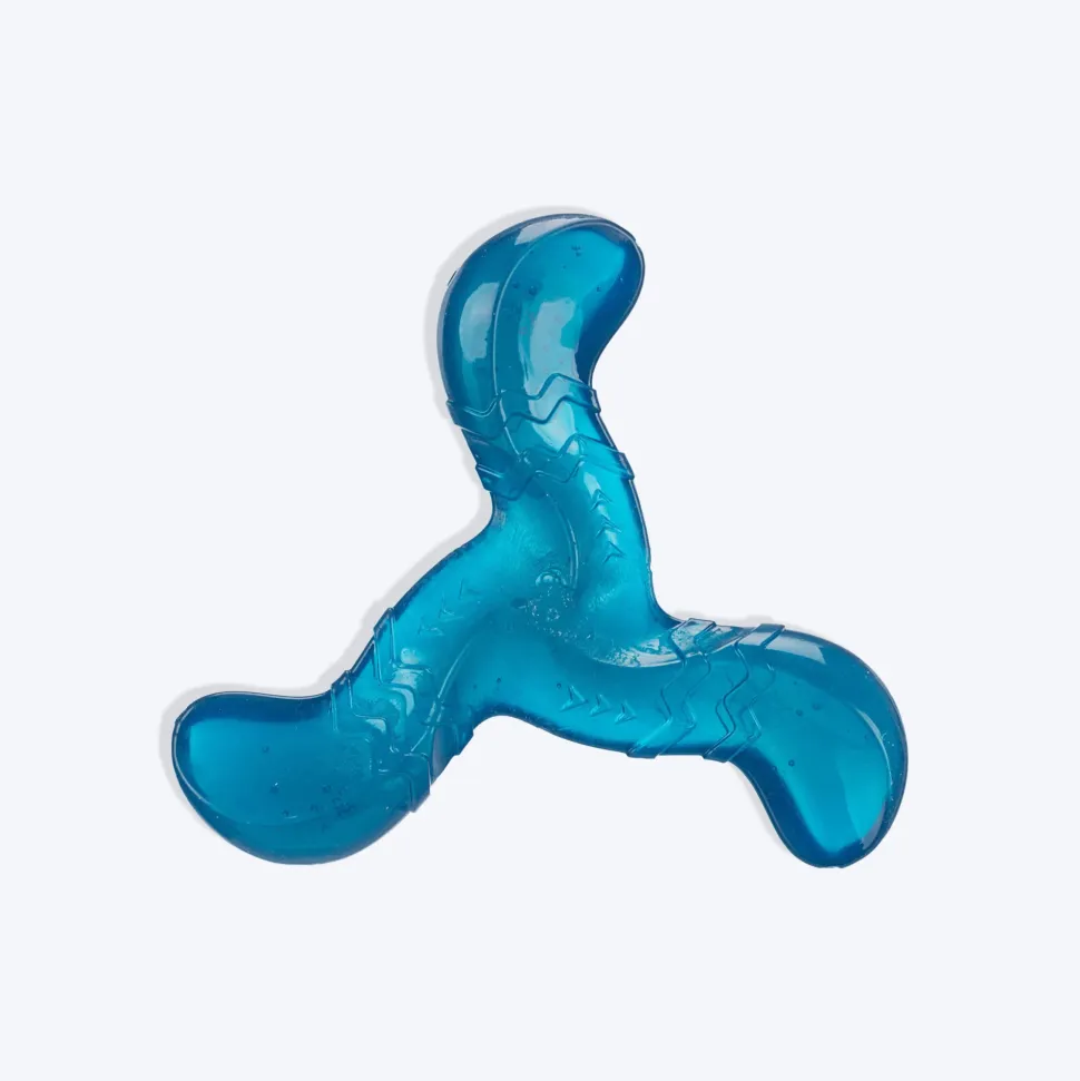 Trixie Bungee Boomerang Triplex Interactive Toy For Dog - Blue - 17 cm