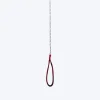 Trixie Chain Dog Leash With Nylon Hand Loop - Red & Black - 1.09 m