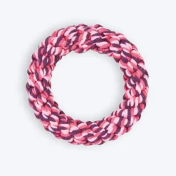 Trixie Denta Ring Rope Dog Toy - Assorted - 14 cm