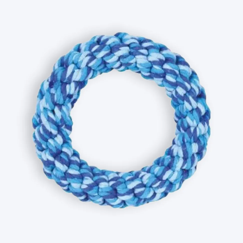 Trixie Denta Ring Rope Dog Toy - Assorted - 14 cm