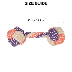 Trixie Dumbbell Dog Rope Toy - 15 cm