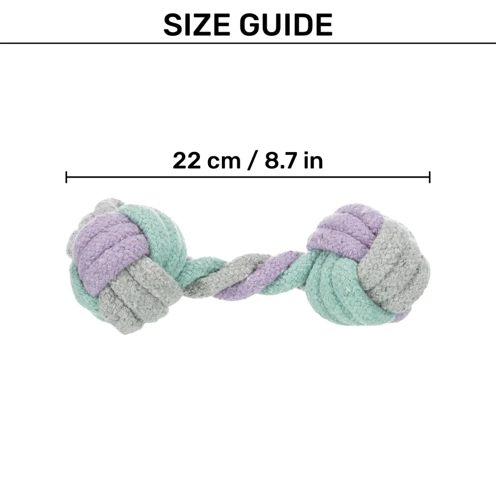 Trixie Junior Dumbbell Rope Toy For Dog - 22 cm