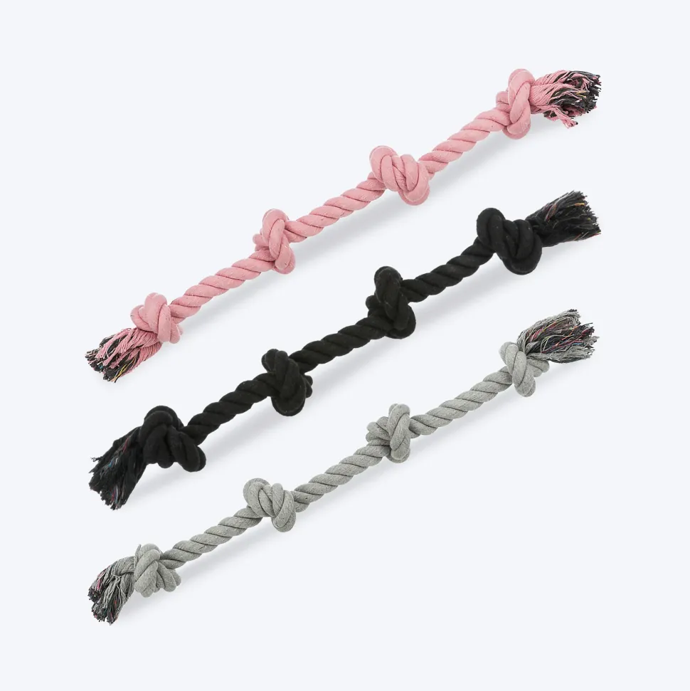 Trixie 4 Knots Playing Dog Rope Toy - 54 cm - Assorted
