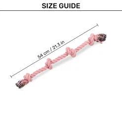 Trixie 4 Knots Playing Dog Rope Toy - 54 cm - Assorted