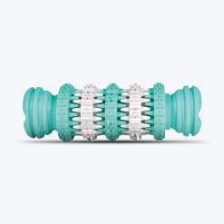 Trixie Natural Denta Fun Natural Rubber Bone, Mint Flavour For Dogs (11 cm)
