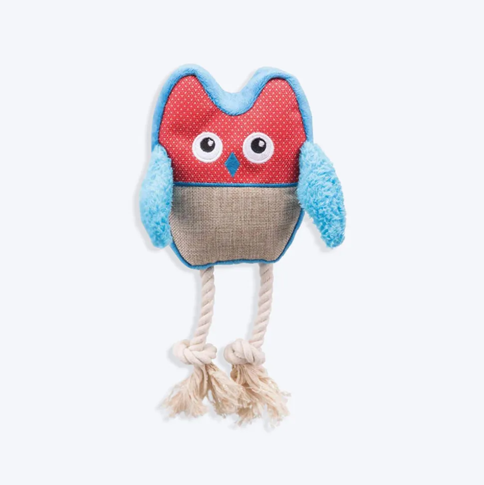 Trixie Owl Dog Plush Toy - Assorted - 24 cm