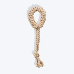 Trixie Playing With Ring Rope Toy For Dogs - Beige
